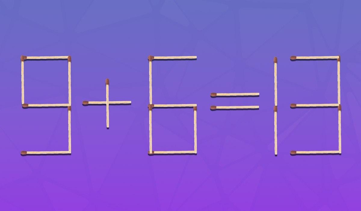 Загонетка за геније: потребно је да превучете 2 шибице да би једнакост постала тачна