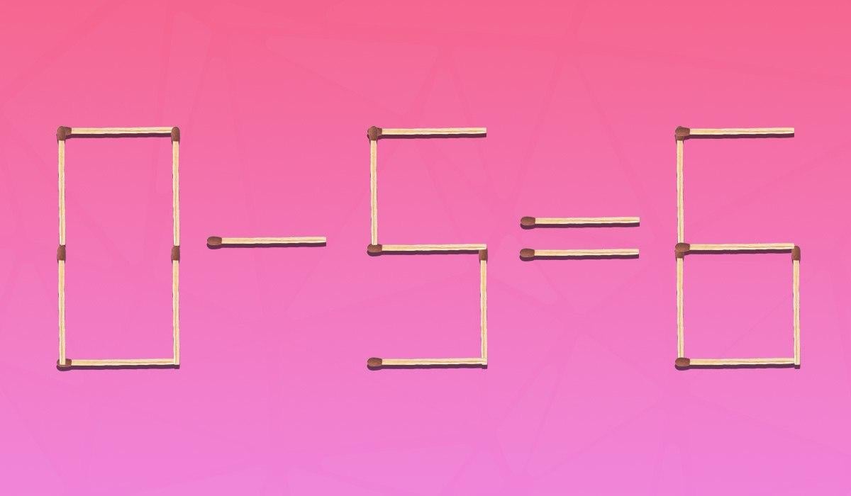 Морате да превучете 2 шибице да бисте исправили једнакост: једноставан тест интелигенције