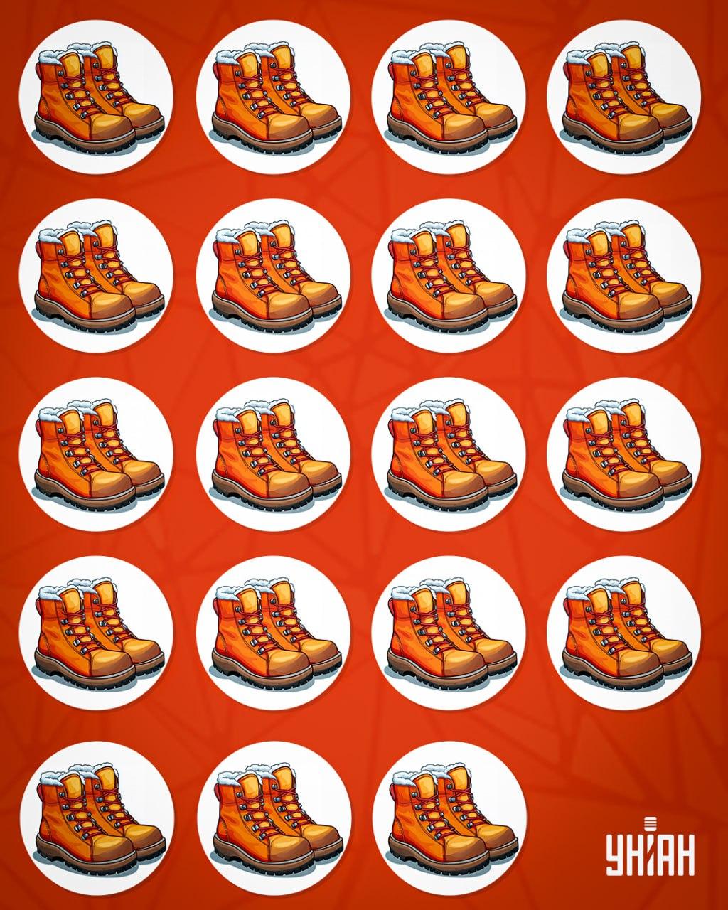 Морате пронаћи чудан пар ципела за мање од 10 секунди / колаж УНИАН