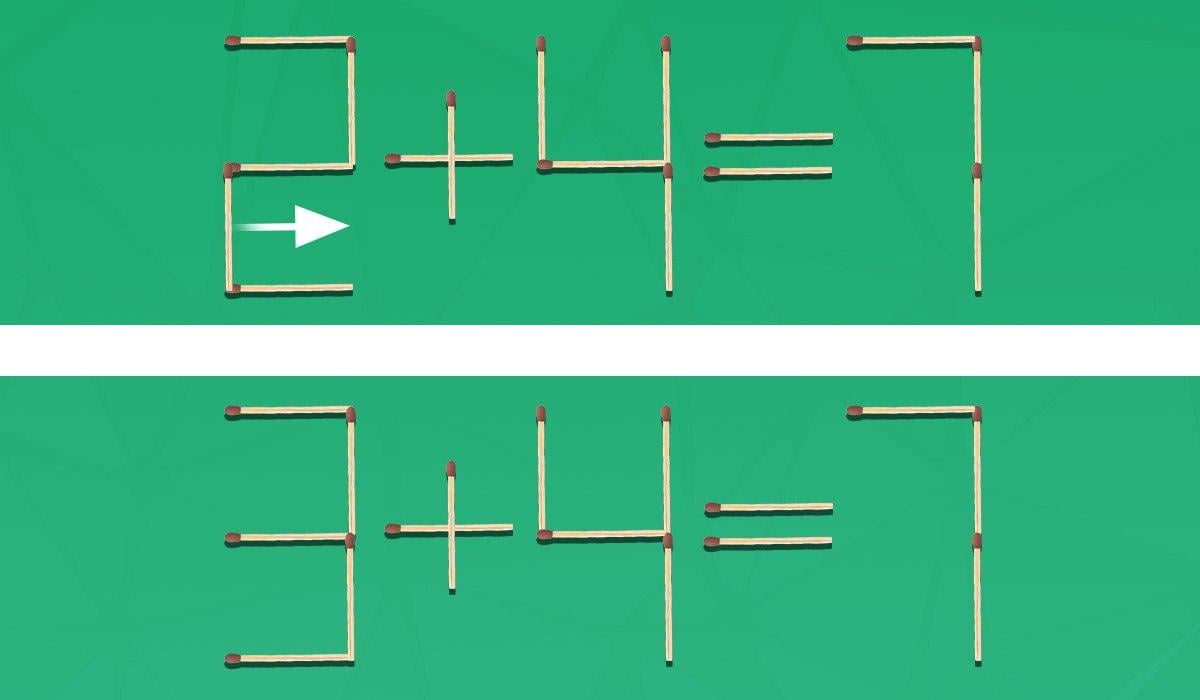 Само 2% људи може да превуче шибицу при првом покушају да се једнакост исправи