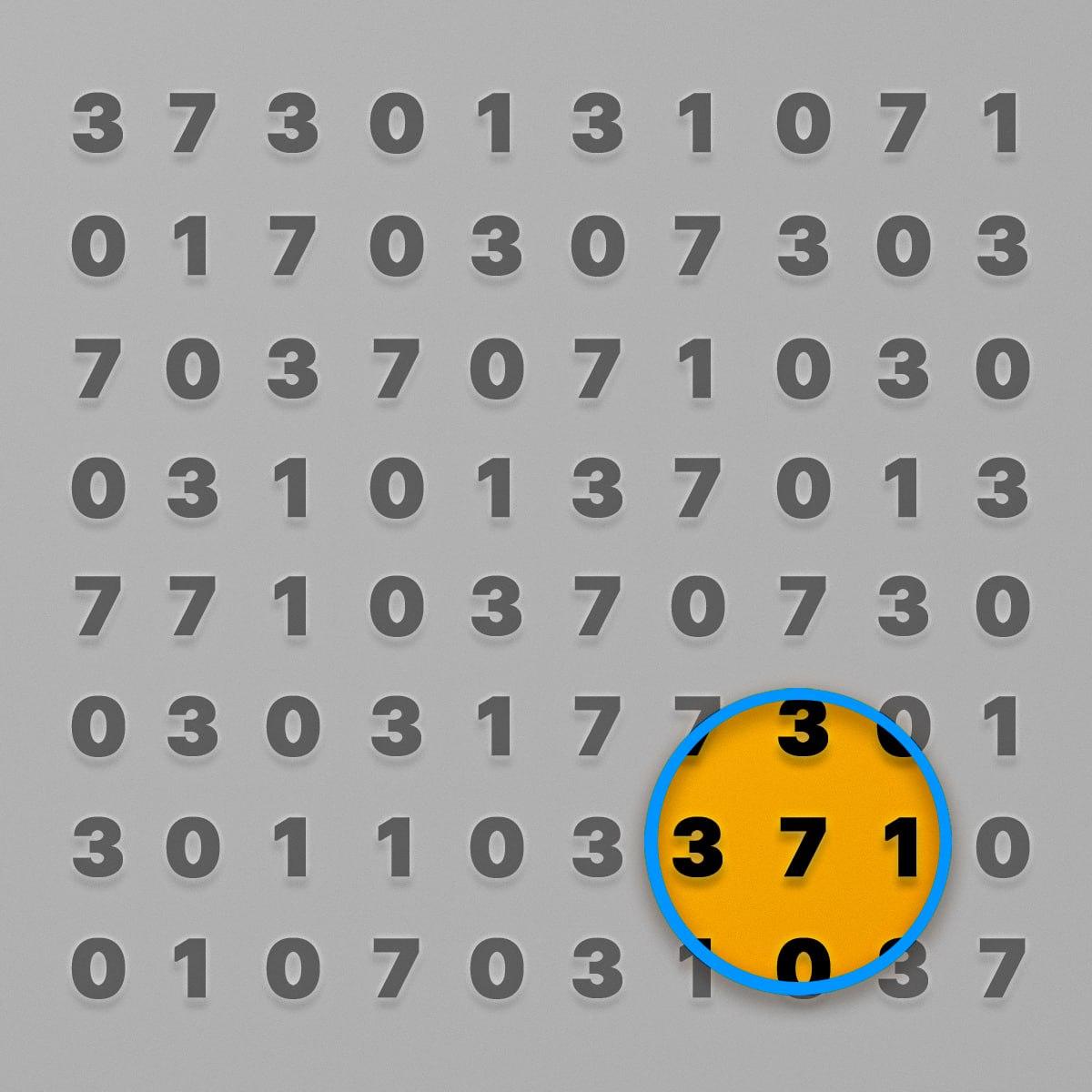 Комбинација бројева коју је требало пронаћи налазила се близу доњег левог угла слике / УНИАН слике