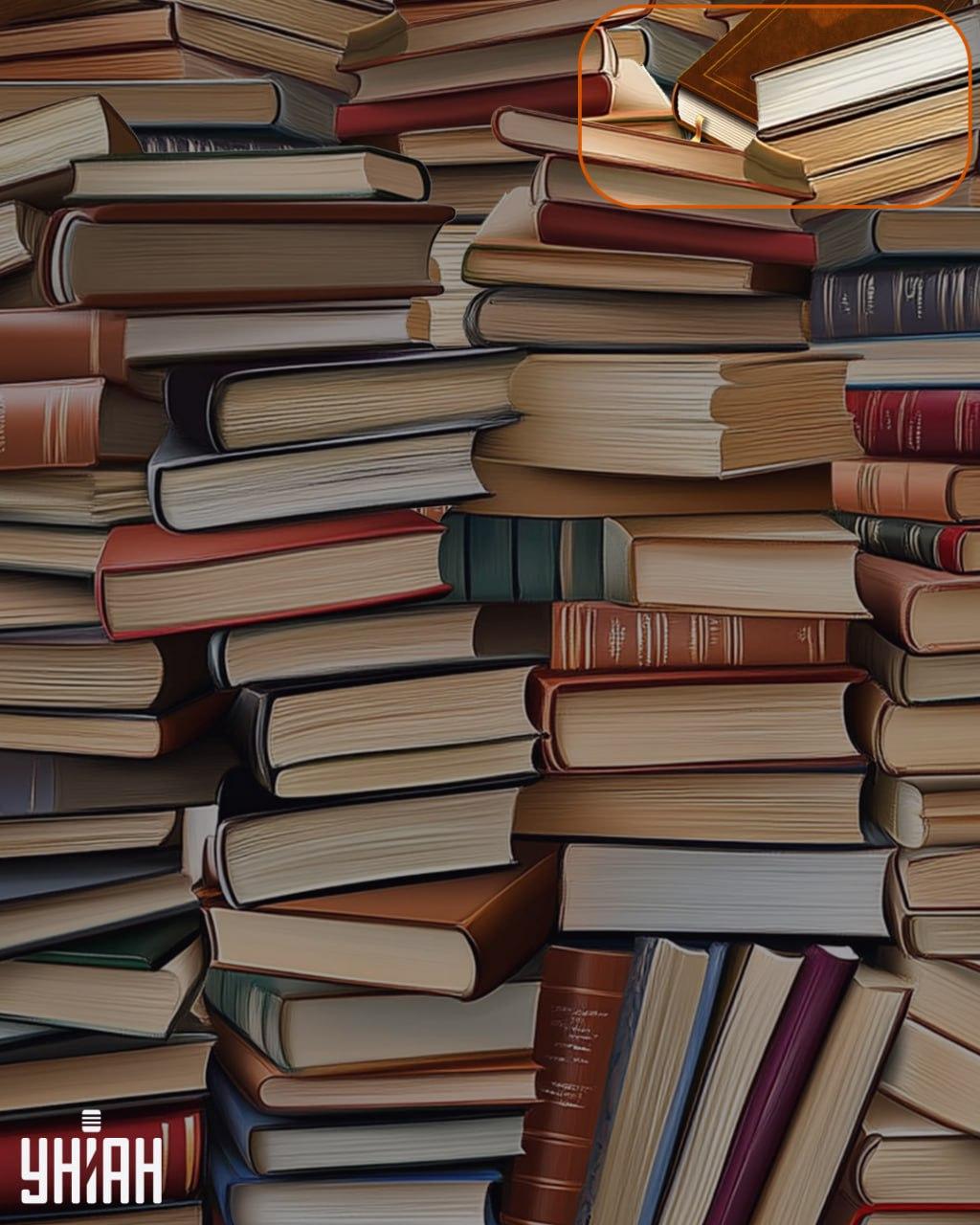 Књига са обележивачем је на врху слике / колажа УНИАН