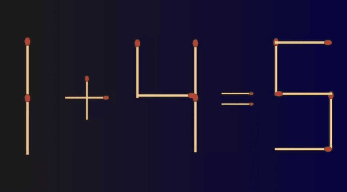 После знака једнакости у једначини треба да стоји број 5 / слика фресхерсливе.цом