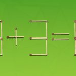 Морате да померите 2 шибице да бисте исправили једнакост: тежак