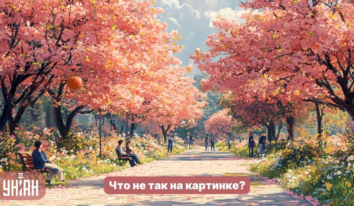 Морате пронаћи чудну бубу у парку са дрвећем сакура за 5 секунди: једноставан ИК тест