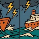 Тест интелигенције: пронађите 3 разлике на слици брода током олује