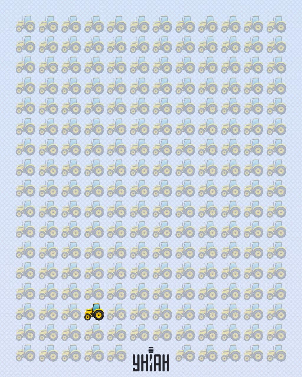 Испод слике је био чудан трактор / колаж УНИАН