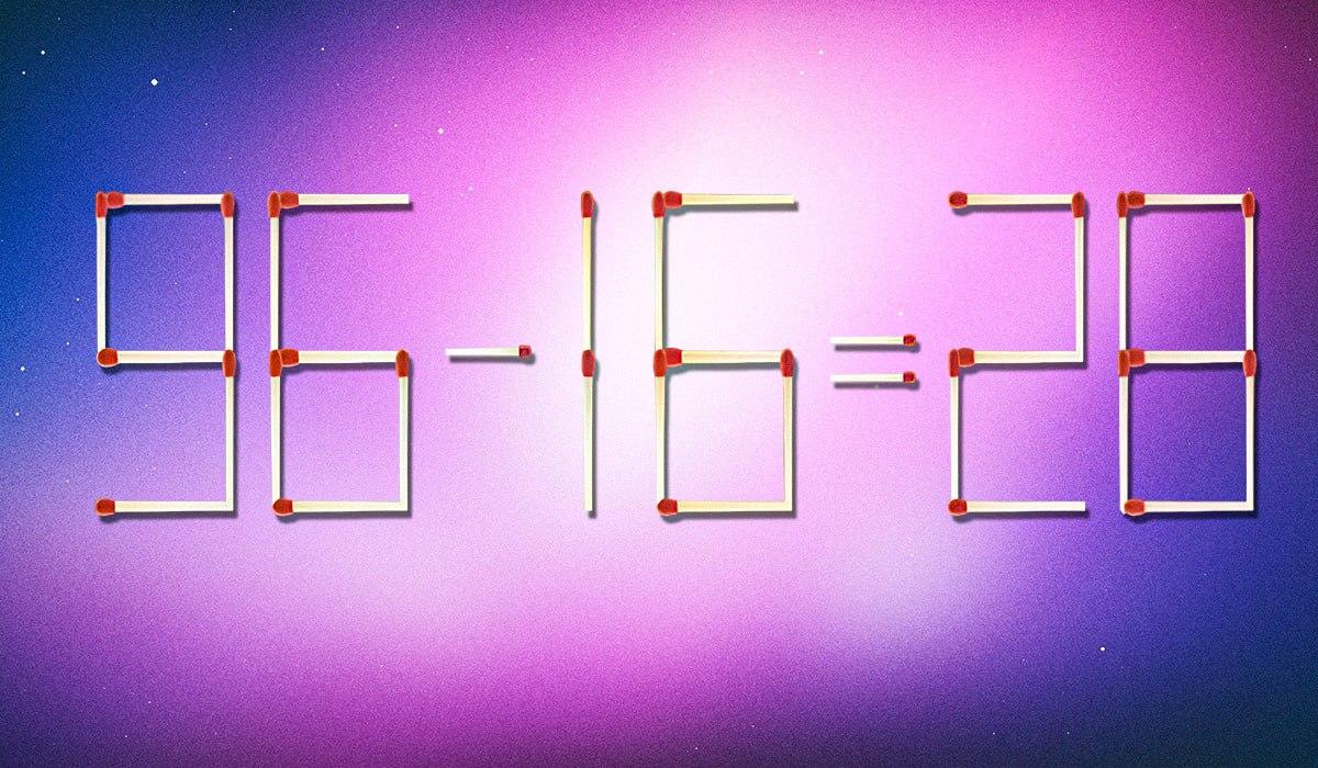 Потребно је да прецртате 2 шибице да би једнакост постала тачна: слагалица за геније