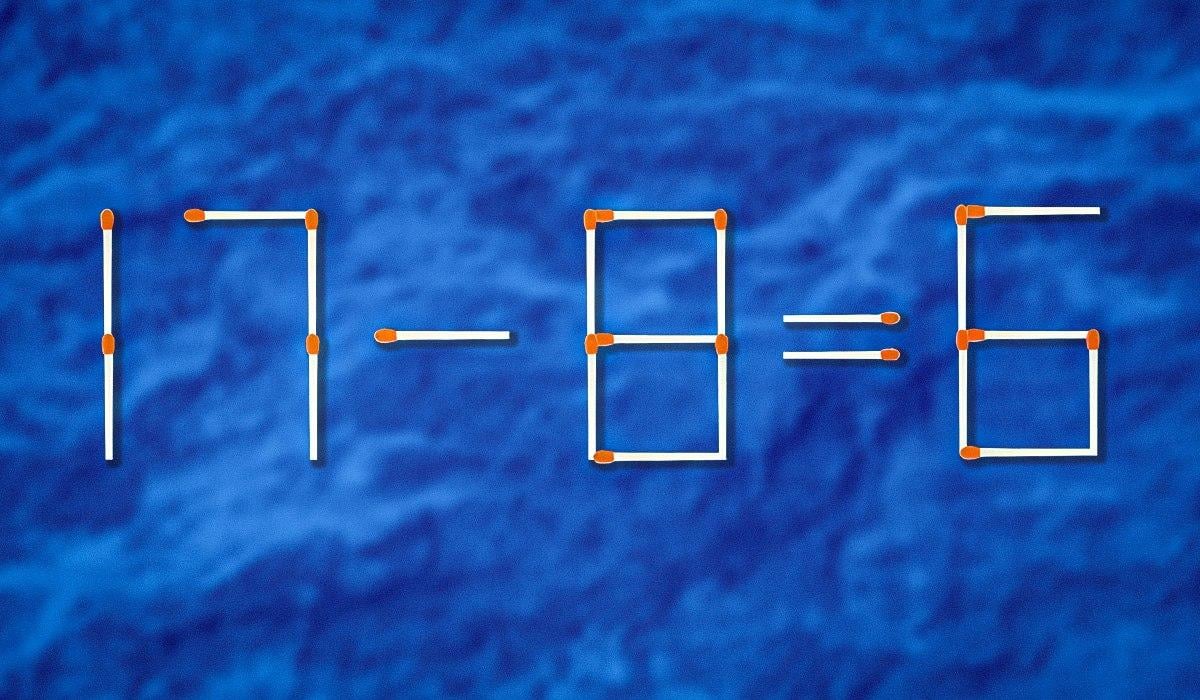 Која шибица се мора повући да би једнакост била исправна: тешка загонетка