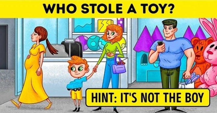 Наведите за 15 секунди ко је од њих тројице украо играчку / фотографију Бригхт Сиде