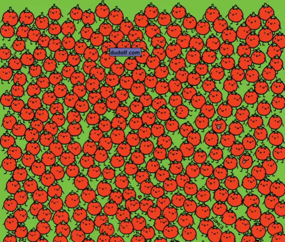 Покушајте да пронађете јабуке што је брже могуће / фото тхедудолф.блогспот.цом